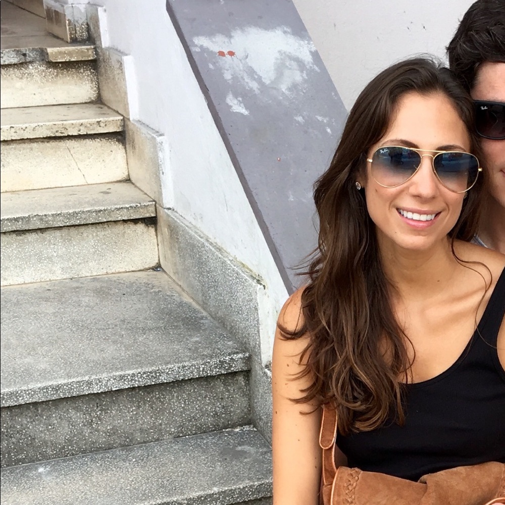 Ray-Ban gradient aviators - like new!!